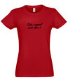 Marškinėliai moterims Girls support each other 2, raudoni