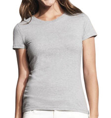 Marškinėliai moterims Infinity, pilki цена и информация | Футболка женская | pigu.lt