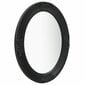 Sieninis veidrodis, 50x70cm, juodas kaina ir informacija | Veidrodžiai | pigu.lt