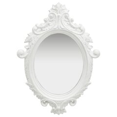 Sieninis veidrodis, 56x76cm, baltas цена и информация | Зеркала | pigu.lt