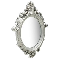 Sieninis veidrodis, 56x76cm, sidabrinis kaina ir informacija | Veidrodžiai | pigu.lt