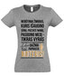 Marškinėliai moterims Paprasta moteris, pilki kaina ir informacija | Marškinėliai moterims | pigu.lt