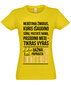 Marškinėliai moterims Paprasta moteris, geltoni kaina ir informacija | Marškinėliai moterims | pigu.lt