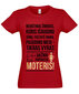 Marškinėliai moterims Paprasta moteris, raudoni kaina ir informacija | Marškinėliai moterims | pigu.lt
