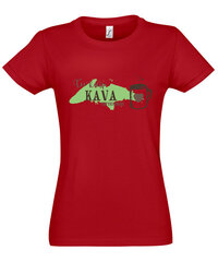 Marškinėliai moterims Tu kaip kava, raudoni kaina ir informacija | Marškinėliai moterims | pigu.lt