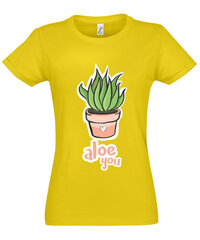 Marškinėliai moterims Aloe you цена и информация | Женские футболки | pigu.lt