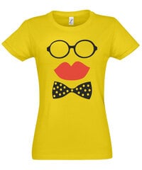 Marškinėliai moterims Ponia, geltoni kaina ir informacija | Marškinėliai moterims | pigu.lt