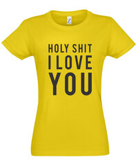 Marškinėliai moterims Aš myliu tave kaina ir informacija | Marškinėliai moterims | pigu.lt