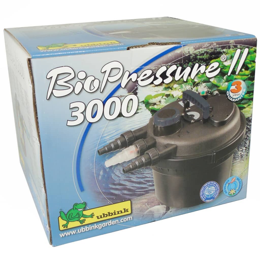 Tvenkinio filtras Ubbink BioPressure 3000, 5 W, 1355408 цена и информация | Sodo baseinai ir jų priežiūros priemonės | pigu.lt
