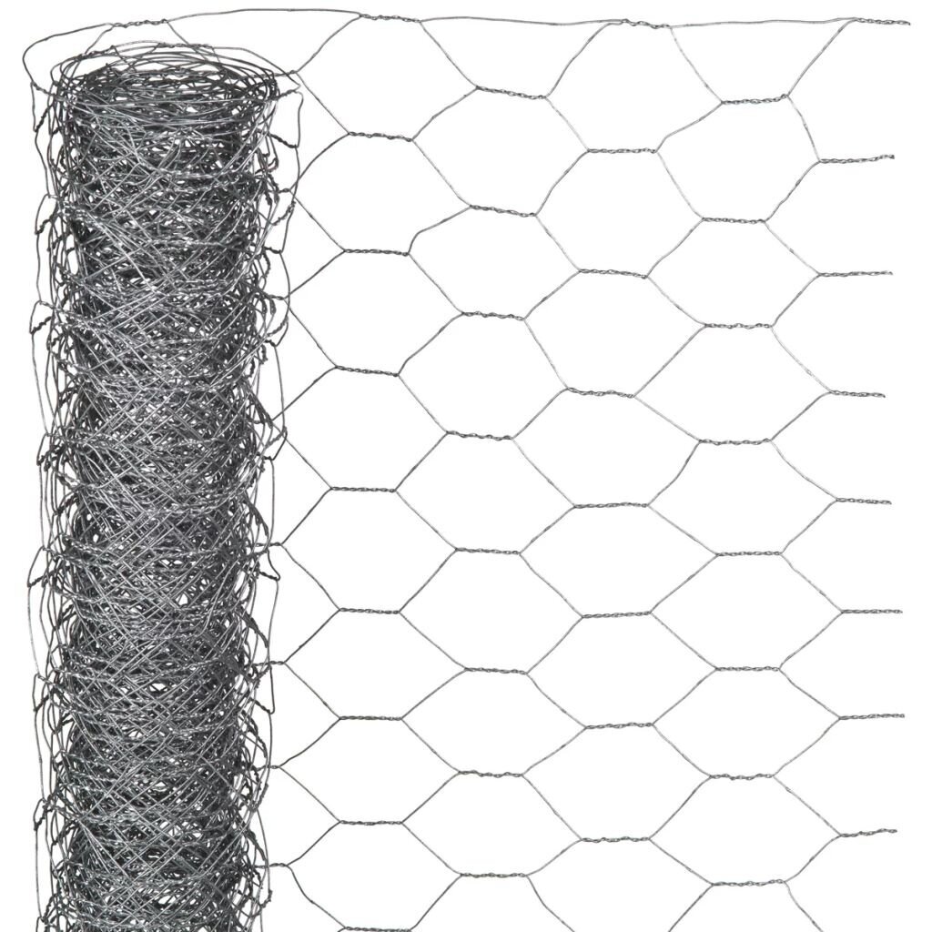 Vielinis tinklas Nature, 1x10m, galvanizuotas plienas, 40mm цена и информация | Tvoros ir jų priedai | pigu.lt