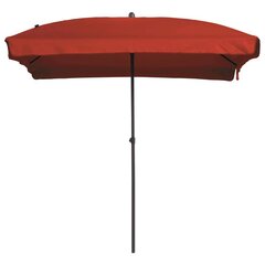 Madison skėtis Patmos Luxe, plytų raudonas, 210x140 cm, stačiakampis цена и информация | Зонты, маркизы, стойки | pigu.lt