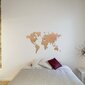 Sienos dekoracija-žemėlapis Exclusive, ruda kaina ir informacija | Reprodukcijos, paveikslai | pigu.lt