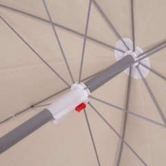 Bo-Camp skėtis nuo saulės, smėlio spalvos, 200cm цена и информация | Зонты, маркизы, стойки | pigu.lt