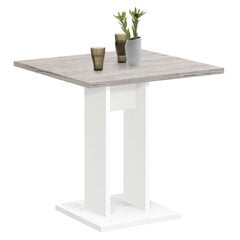 Valgomojo stalas, 70 cm, rudas kaina ir informacija | Virtuvės ir valgomojo stalai, staliukai | pigu.lt