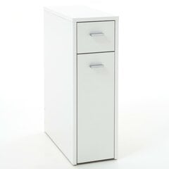 Шкафчик с 2 выдвижными ящиками, 20x45x61cm, белый цена и информация | Шкафчики для ванной | pigu.lt