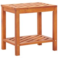 Šoninis staliukas, 45x33x45 cm, rudas цена и информация | Журнальные столы | pigu.lt