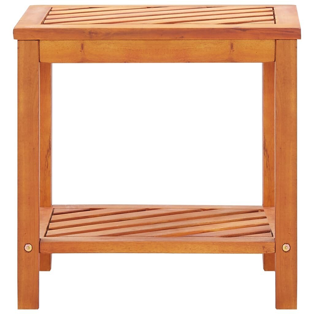 Šoninis staliukas, 45x33x45 cm, rudas kaina ir informacija | Kavos staliukai | pigu.lt