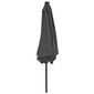 Lauko skėtis, 300 cm, pilkas kaina ir informacija | Skėčiai, markizės, stovai | pigu.lt