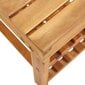Batų lentyna, 50x32x45 cm, akacijos medienos masyvas kaina ir informacija | Batų spintelės, lentynos ir suolai | pigu.lt