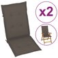 Sodo kėdės pagalvėlės, 2vnt. цена и информация | Pagalvės, užvalkalai, apsaugos | pigu.lt