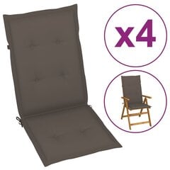 Sodo kėdės pagalvėlės, 4vnt. kaina ir informacija | Pagalvės, užvalkalai, apsaugos | pigu.lt