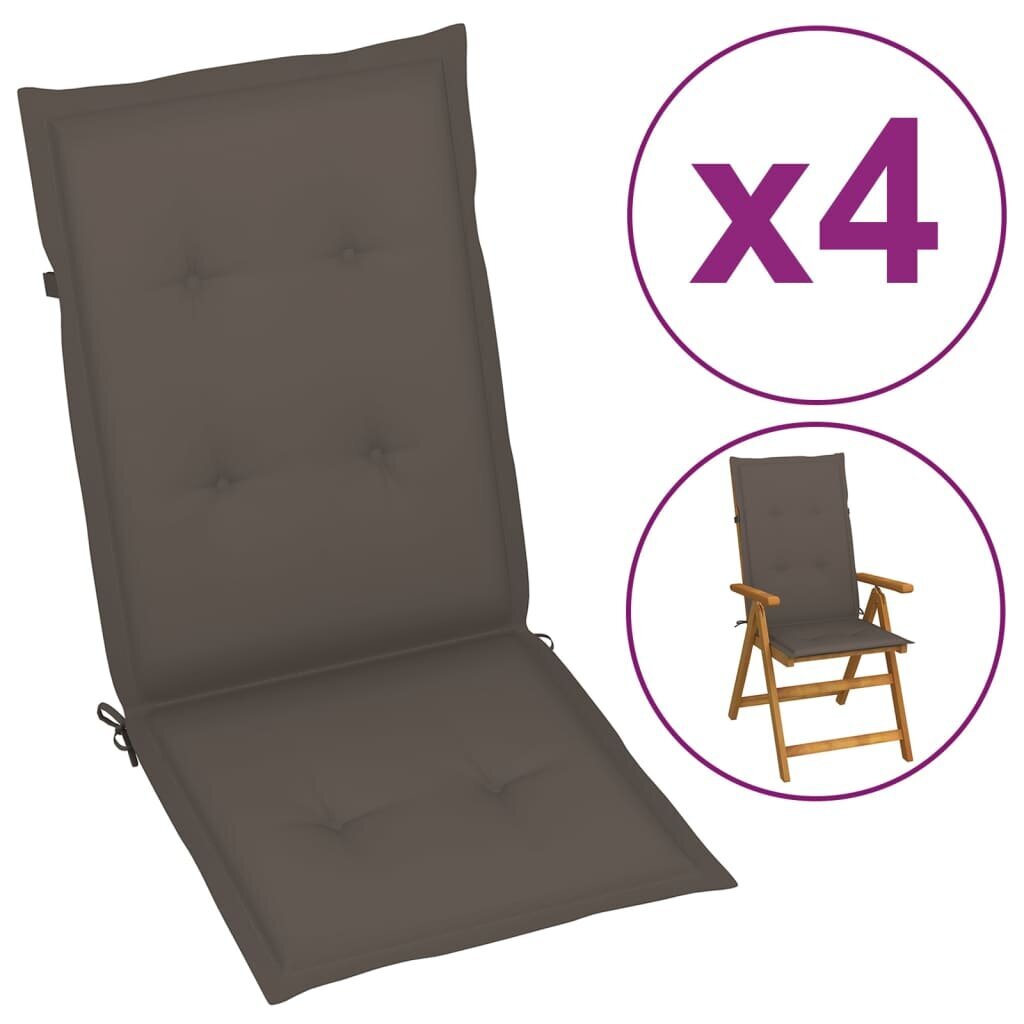 Sodo kėdės pagalvėlės, 4vnt. kaina ir informacija | Pagalvės, užvalkalai, apsaugos | pigu.lt