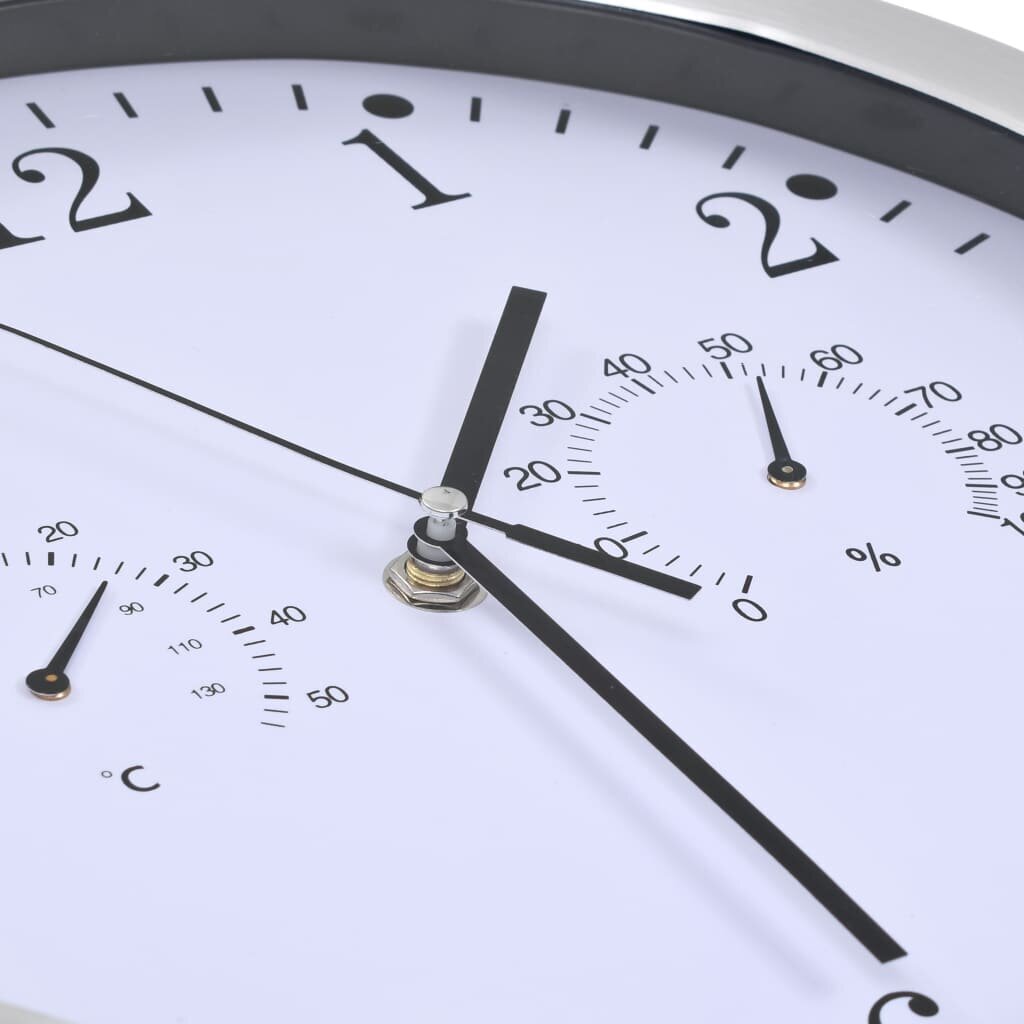 Sieninis laikrodis su kvarciniu mechanizmu, 30cm цена и информация | Laikrodžiai | pigu.lt