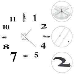 3D Sieninis laikrodis, 100cm kaina ir informacija | Laikrodžiai | pigu.lt