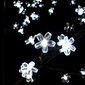 Kalėdinė dekoracija Medis su LED lemputėmis, 180cm, su vyšnių žiedais цена и информация | Kalėdinės dekoracijos | pigu.lt