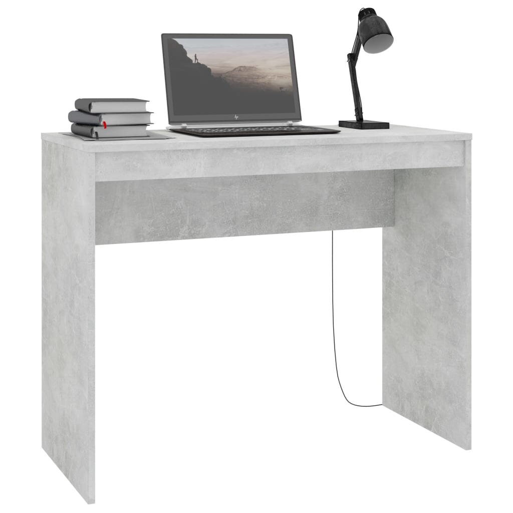 Rašomasis stalas, 90x40x72 cm, betono kaina ir informacija | Kompiuteriniai, rašomieji stalai | pigu.lt