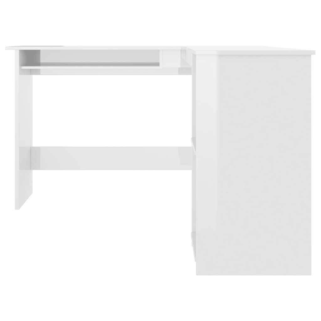 Kampinis stalas, baltas kaina ir informacija | Kompiuteriniai, rašomieji stalai | pigu.lt