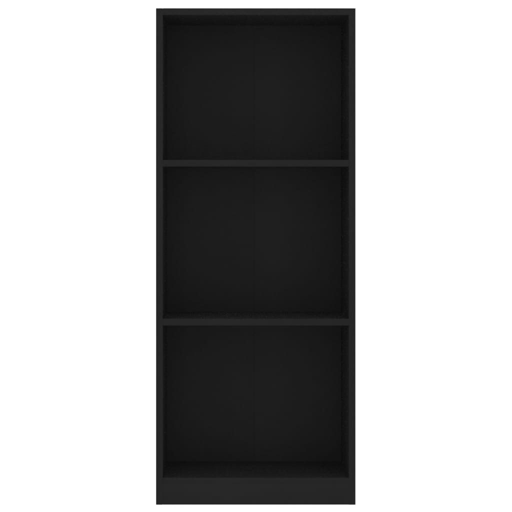 Spintelė knygoms, 40x24x108 cm, juoda цена и информация | Lentynos | pigu.lt