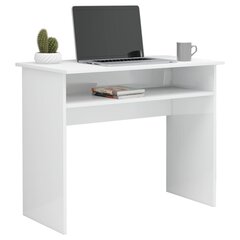 Rašomasis stalas, 90x50x74cm, baltas kaina ir informacija | Kompiuteriniai, rašomieji stalai | pigu.lt