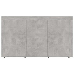 Боковой шкаф VidaXL, 120x36x69 см, серый цена и информация | Шкафчики в гостиную | pigu.lt