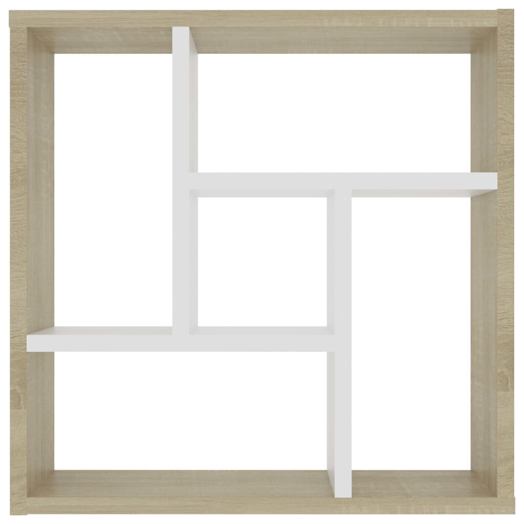 Sieninė lentyna, 45,1x16x45,1 cm, ruda kaina ir informacija | Lentynos | pigu.lt
