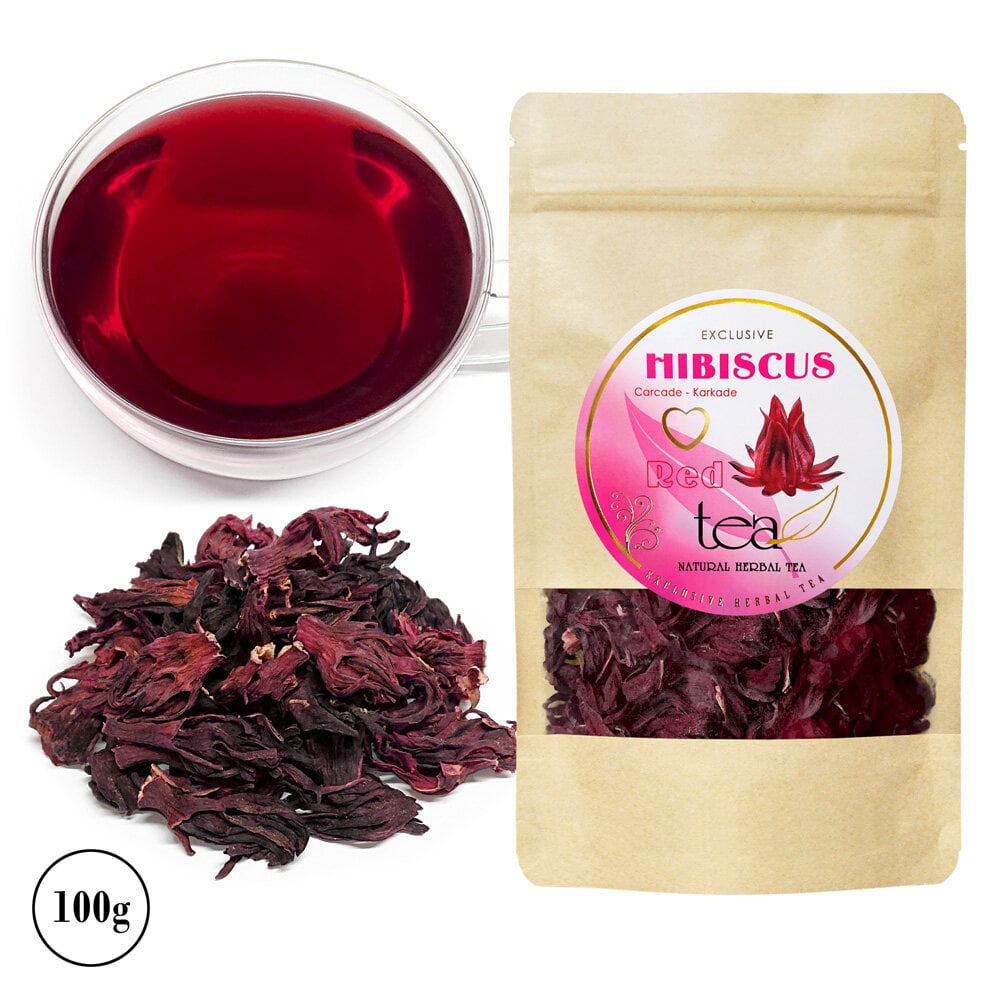 Hibiscus - Karkade - Carcade - Raudonoji arbata, 100 g kaina | pigu.lt