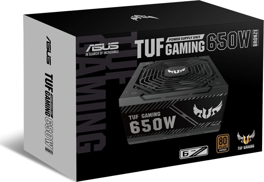 Asus TUF Gaming 650W Bronze 90YE00D1-B0NA00 kaina ir informacija | Maitinimo šaltiniai (PSU) | pigu.lt