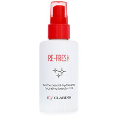 Drėkinamoji veido dulksna Clarins My Clarins Re-Fresh 100 ml kaina ir informacija | Veido prausikliai, valikliai | pigu.lt