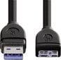 Micro USB kabelis Hama, 1.8 m цена и информация | Kabeliai ir laidai | pigu.lt