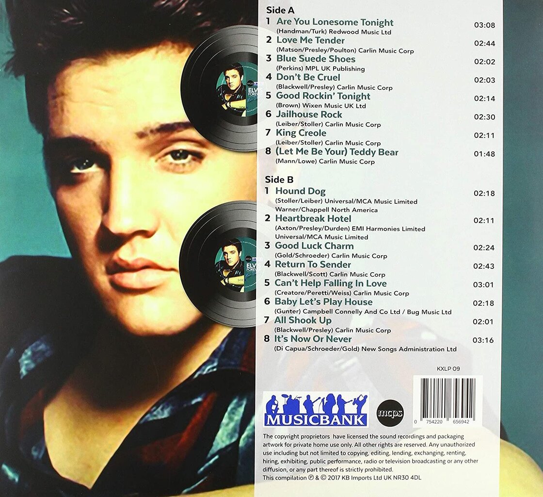 Vinilinė plokštelė "Elvis Forever" kaina ir informacija | Vinilinės plokštelės, CD, DVD | pigu.lt