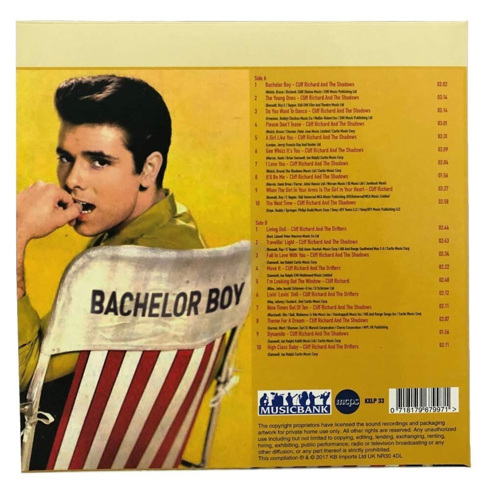 Vinilinė plokštelė Cliff Richard Bachelor Boy kaina ir informacija | Vinilinės plokštelės, CD, DVD | pigu.lt