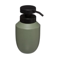 Дозатор мыла приглушенного зеленного цвета Khaki 8x15см цена и информация | Набор акскссуаров для ванной | pigu.lt