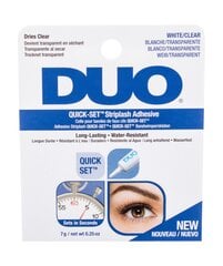 Клей для ресниц Ardell duo Quick Set Striplash Adhesive прозрачный, 7 г цена и информация | Накладные ресницы, керлеры | pigu.lt