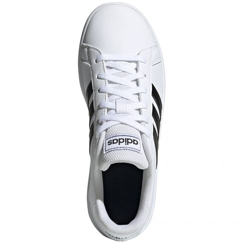 Sportiniai bateliai berniukams Adidas Grand Court K, balti EF0103 цена и информация | Sportiniai batai vaikams | pigu.lt