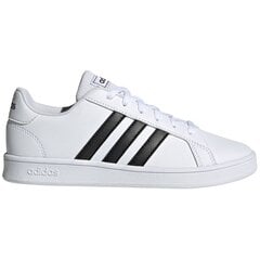 Спортивная обувь для мальчиков Adidas Grand Court K, белая EF0103 цена и информация | Детская спортивная обувь | pigu.lt