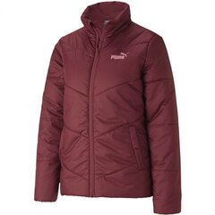 Спортивная куртка женская Puma Ess Padded W 582210 18, бордовая цена и информация | Женские куртки | pigu.lt
