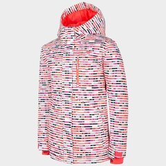 Спортивная куртка для девочек 4F Junior HJZ20-JKUDNS003 90S, розовая цена и информация | Куртки, пальто для девочек | pigu.lt