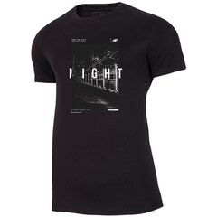 Спортивная футболка мужская 4F M H4Z20TSM025 20S, черная. цена и информация | Мужские термобрюки, темно-синие, SMA61007 | pigu.lt