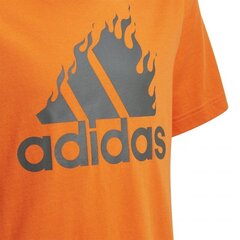 Спортивная футболка для мальчиков Adidas Jb Bos Graphic, оранжевая GD9259 цена и информация | Рубашки для мальчиков | pigu.lt