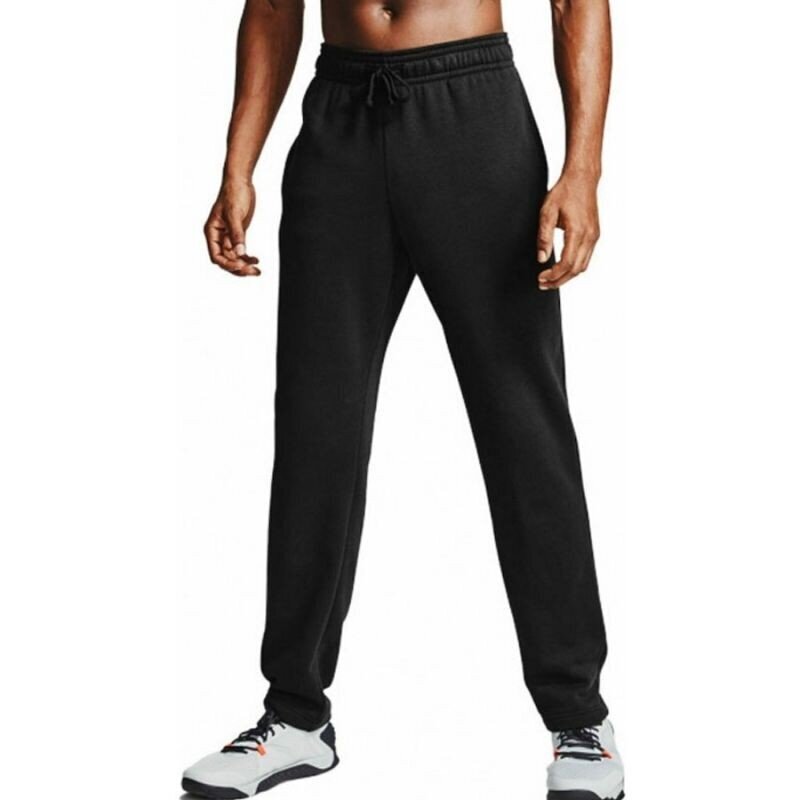 Sportinės kelnės vyrams Under Armor Rival Fleece M 1357129001, juodos цена и информация | Sportinė apranga vyrams | pigu.lt